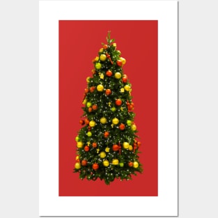 Merry Christmas Big Tree Posters and Art